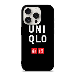 UNIQLO LOGO BLACK 2 iPhone 15 Pro Case