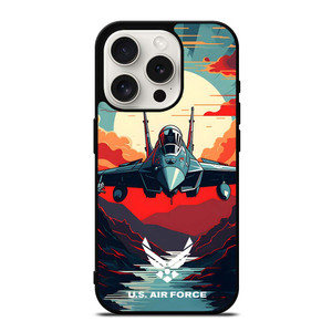 US AIR FORCE F15 JET iPhone 15 Pro Case