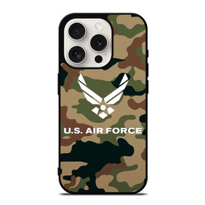 US AIR FORCE LOGO CAMO iPhone 15 Pro Case