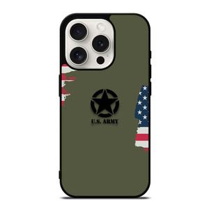 US ARMY EMBLEM FLAG iPhone 15 Pro Case