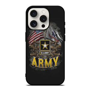 US ARMY LOGO FLAG iPhone 15 Pro Case