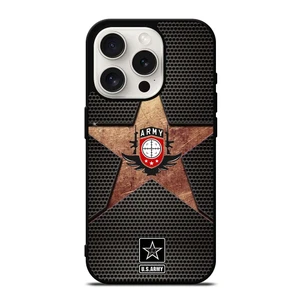 US ARMY LOGO METAL iPhone 15 Pro Case