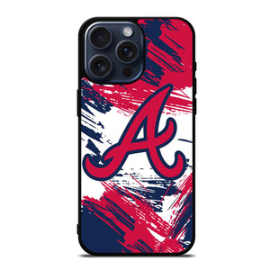 ATLANTA BRAVES LOGO BASEBALL TEAM ICON iPhone 15 Pro Max Case