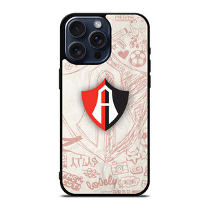 ATLAS FC LOGO FOOTBALL CLUB MEXICO iPhone 15 Pro Max Case