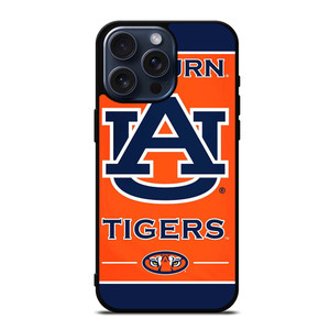 AUBURN TIGERS LOGO UNIVERSITY FOOTBALL EMBLEM iPhone 15 Pro Max Case