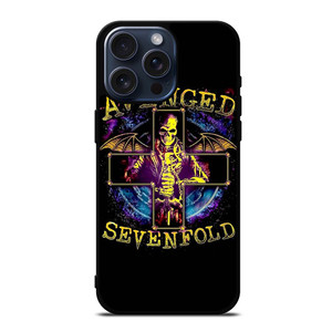 AVENGED SEVENFOLD BAND LOGO SKULL iPhone 15 Pro Max Case