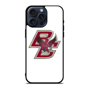 BOSTON COLLEGE EAGLES LOGO HOCKEY UNIVERSITY TEAM iPhone 15 Pro Max Case