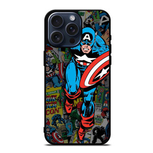 CAPTAIN AMERICA CLASSIC CARTOON iPhone 15 Pro Max Case
