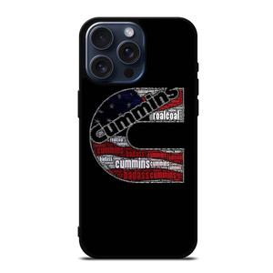 CUMMINS POWER AMERICAN FLAG iPhone 15 Pro Max Case