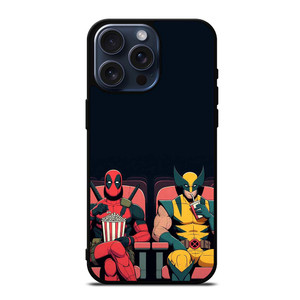 DEADPOOL AND WOLVERINE AT MOVIE iPhone 15 Pro Max Case
