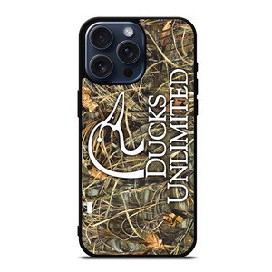 DUCKS UNLIMITED WETLANDS WATERFOWL CAMO iPhone 15 Pro Max Case