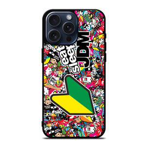 EAT SLEEP JDM iPhone 15 Pro Max Case