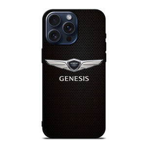 GENESIS CAR LOGO METAL PLATE iPhone 15 Pro Max Case