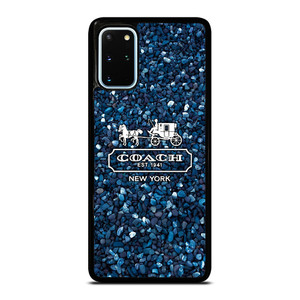 COACH NEW YORK BLUE STONE Samsung Galaxy S20 Plus Case COACH NEW YORK BLUE STONE Samsung Galaxy S20 Plus Case