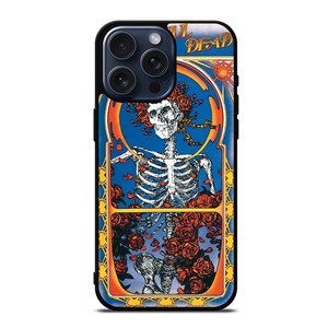 GRATEFUL DEAD SKULL AND ROSE 3 iPhone 15 Pro Max Case