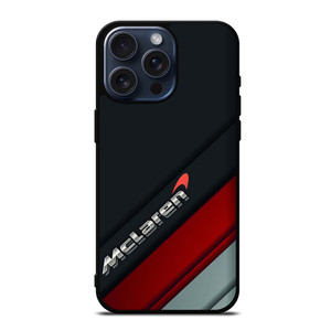 MERCEDES MCLEREN LOGO STRIPE iPhone 15 Pro Max Case