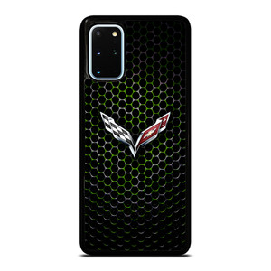 CORVETTE LOGO GREEN METAL Samsung Galaxy S20 Plus Case