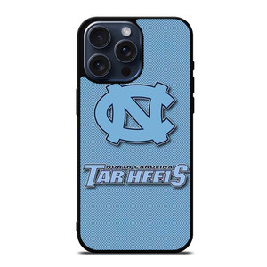 NORTH CAROLINA TAR HEELS LOGO BASKETBALL UNIVERSITY TEAM iPhone 15 Pro Max Case