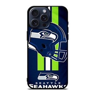 SEATTLE SEAHAWKS LOGO HELMET iPhone 15 Pro Max Case