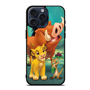 SIMBA LION KING CARTOON DISNEY iPhone 15 Pro Max Case