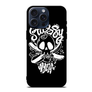 STUSSY SKULL LOGO iPhone 15 Pro Max Case