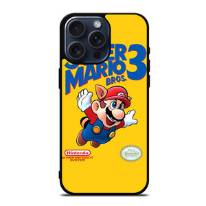 SUPER MARIO BROS 3 NES COVER RETRO iPhone 15 Pro Max Case