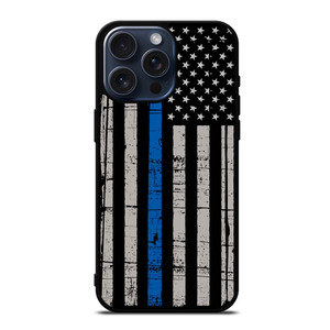 THIN BLUE LINE FLAG iPhone 15 Pro Max Case