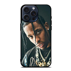 TRAVIS SCOTT RAPPER FACE iPhone 15 Pro Max Case