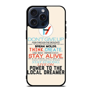 TWENTY ONE PILOTS TITLES iPhone 15 Pro Max Case