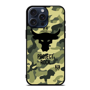 UNDER ARMOUR LOGO PROJECT ROCK CAMO iPhone 15 Pro Max Case