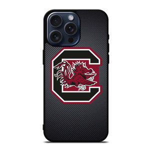 UNIVERSITY FOOTBALL SOUTH CAROLINA GAMECOCKS LOGO iPhone 15 Pro Max Case