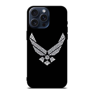 US AIR FORCE MONOGRAM LOGO iPhone 15 Pro Max Case