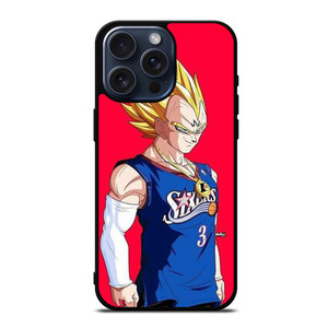 VEGETA DRAGON BALL PHILADELPHIA SIXERS iPhone 15 Pro Max Case