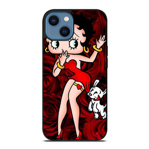 BETTY BOOP AND DOG.jpg iPhone 14 Case