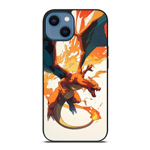 CHARIZARD POKEMON CARTOON.jpg iPhone 14 Case