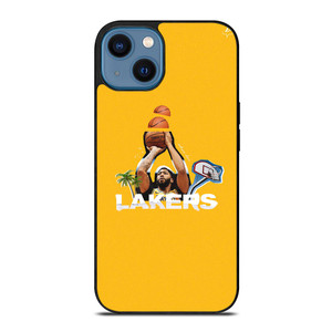 LA LAKERS EARVIN JOHNSON ART.jpg iPhone 14 Case