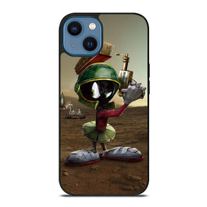 MARVIN THE MARTIAN GUN.jpg iPhone 14 Case