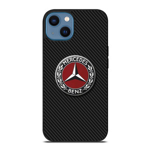 MERCEDES BENZ CLASSIC LOGO CARBON.jpg iPhone 14 Case