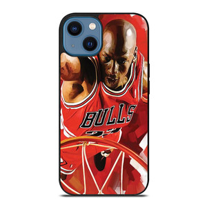 MICHAEL JORDAN ART.jpg iPhone 14 Case