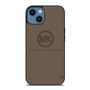 MICHAEL KORS NEW YORK LOGO BROWN.jpg iPhone 14 Case