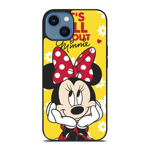 MINNIE MOUSE DISNEY ALL ABOUT.jpg iPhone 14 Case