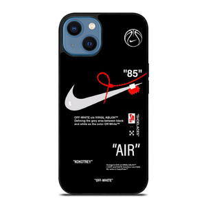 NIKE AIR JORDAN OFF WHITE BLACK KOKOTREY.jpg iPhone 14 Case