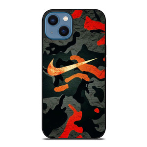 NIKE LOGO COLORFUL CAMO.jpg iPhone 14 Case