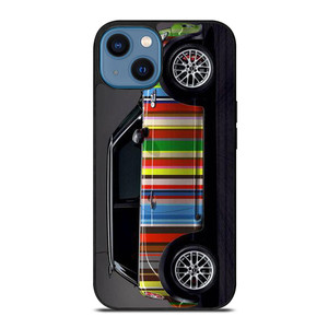 PAUL SMITH MINI COOPER STRIPE 2.jpg iPhone 14 Case