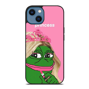 PEPE THE FROG PRINCESS.jpg iPhone 14 Case