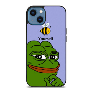 PEPE THE SMUG FROG.jpg iPhone 14 Case