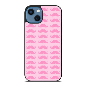 PINK MOUSTACHE.jpg iPhone 14 Case