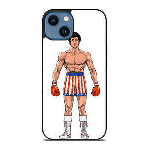 ROCKY BALBOA CARTOON.jpg iPhone 14 Case