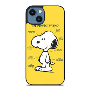 SNOOPY DOG PERFECT FRIEND.jpg iPhone 14 Case