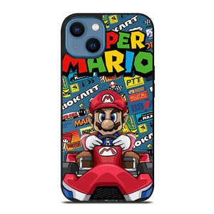 SUPER MARIO BROSS MARIO KART NINTENDO.jpg iPhone 14 Case